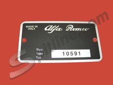 Targhetta alfa romeo usato  Roma