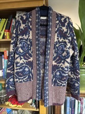 Indigo fluffy cardigan for sale  NORWICH