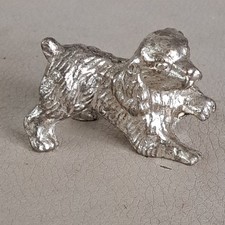 Vintage pewter spaniel for sale  LLANELLI