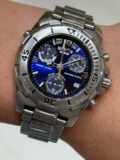 Cronógrafo Sector 255 mostrador azul quartzo masculino 39mm comprar usado  Enviando para Brazil