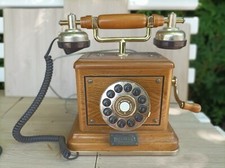 Vintage téléphone bois d'occasion  Sotteville-lès-Rouen