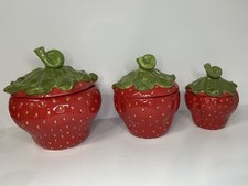 Ceramic strawberry kitchen for sale  Spokane