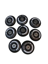 Usado, 8 Inline Skate Wheels 76Mm 85A Outdoor Indoor Black Blades Replacement Abec 9 comprar usado Usado, 8 Inline Skate Wheels 76Mm 85A Outdoor Indoor Black Blades Replacement Abec 9 comprar usado  Enviando para Brazil