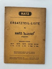 Riginal ersatzteilliste hatz gebraucht kaufen  Böbingen an der Rems