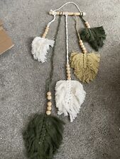 Macramé feather wall for sale  ROTHERHAM