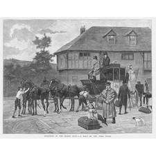 Victorian coaching scene for sale  GLASGOW