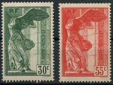 Victoire samothrace timbres d'occasion  Baume-les-Dames