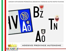 Adesivi targa auto usato  Caserta