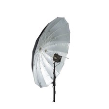 Guarda-chuva Paul C. Buff 64" prata macia PLM com difusor frontal grátis comprar usado  Enviando para Brazil