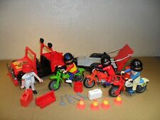 Playmobil motorbike race for sale  CHELMSFORD