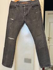 Balmain denim distressed usato  Milano
