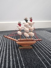 Vintage wood seashells for sale  LONDON