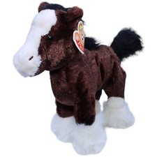 Dunkelbraunes pferd kuscheltie gebraucht kaufen  Neusäß
