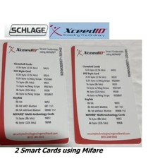 Controle de acesso HID/XceeID/Schlage/SMART MIFARE (2) 13,56 Khz cartão 26 bits comprar usado  Enviando para Brazil