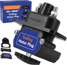 Plugue de motor de pesca HKAIMING, 027-0004-Kit conector de alimentação CC 12V a 48V comprar usado  Enviando para Brazil