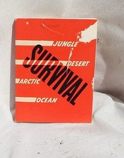 Manual de sobrevivência de piloto e tripulação da Segunda Guerra Mundial USAAF para selva, deserto, arte e oceano comprar usado  Enviando para Brazil