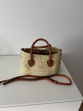Strohtasche beige mango gebraucht kaufen  Landshut