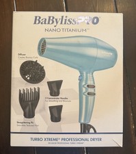 Secador de cabelo Babyliss Pro Nano Titanium Pro minimiza o frizz inclui 4 acessórios comprar usado  Enviando para Brazil