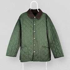 Barbour green quilted for sale  LOUGHBOROUGH