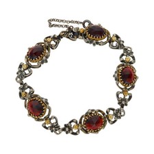 Trachtenarmband granat echt gebraucht kaufen  Kolbermoor