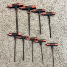 Craftsman USA Made 9 peças TORX T-Handle conjunto de chaves - EUA comprar usado Craftsman USA Made 9 peças TORX T-Handle conjunto de chaves - EUA comprar usado  Enviando para Brazil