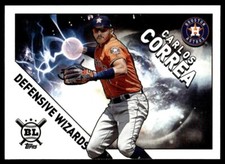 2020 Topps Big League Defensive Wizards Carlos Correa Houston Astros #DW-13 comprar usado  Enviando para Brazil