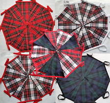 Tartan fabric bunting for sale  BOLTON