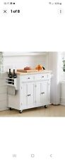 Wooden kitchen island for sale  Shipping to Ireland