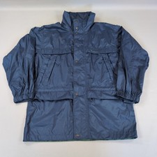 Jaqueta impermeável Huski Explorer masculina grande azul com capuz com zíper ventilada à prova de vento  comprar usado  Enviando para Brazil