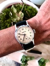 Raro Vintage Antigo Inglês Aviação Militar Mecânica Relógio de Colecionador de Corda, usado comprar usado  Enviando para Brazil