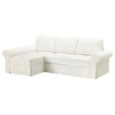 Conjunto de capas Ikea para sofá-cama de 3 lugares Backabro com chaise em branco Hylte  comprar usado Conjunto de capas Ikea para sofá-cama de 3 lugares Backabro com chaise em branco Hylte  comprar usado  Enviando para Brazil