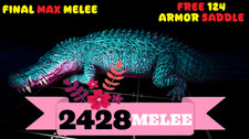 2428 FINAL MAX MELEE Deinosuchus Ark🌸 Survival Ascended ASA PVE (Deinos) comprar usado  Enviando para Brazil