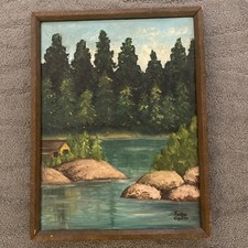 Vintage landscape oil for sale  Palm Springs