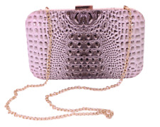 Abendtasche clutch krokolook gebraucht kaufen  Ettlingen