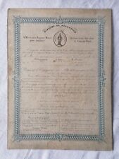 Diplôme réception congrégat d'occasion  Muzillac
