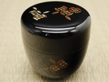 Caddy de chá de laca japonesa Natsume adornado com Tsugi-Shippo Maki-e (421) comprar usado  Enviando para Brazil