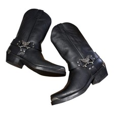 Botas de Moto Laredo Masculinas de Couro Chopper Eagle Harness biqueira quadrada 11 D Novo sem etiquetas, usado comprar usado  Enviando para Brazil