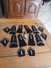 Lot insignes epaulettes d'occasion  Bar-le-Duc