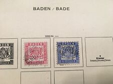 Briefmarke baden 1862 gebraucht kaufen  Norden