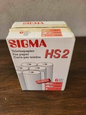 Sigma telefaxpapier riginal gebraucht kaufen  Delitzsch