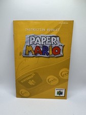Paper Mario Nintendo 64 N64 manual de instruções APENAS comprar usado  Enviando para Brazil