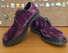 Martens purple velvet for sale  UK