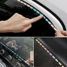 4x Adesivo reflexivo para decoração de interiores de carro vinil decalque fita adesiva acessórios comprar usado  Enviando para Brazil
