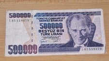 Turquie billet 500000 d'occasion  Chalamont