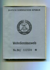 Nva wehrdienstausweis hauptman gebraucht kaufen  Dresden
