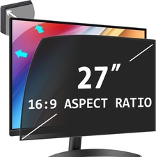 Pantalla de privacidad de computadora de 27" para monitor de pantalla ancha 16:9 antideslumbramiento y luz azul segunda mano  Embacar hacia Mexico