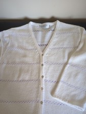 White cardigan hole for sale  BURTON-ON-TRENT