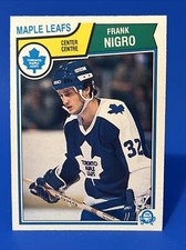 1983-84 O-Pee-Chee Frank Nigro RookieCard #337 Toronto Maple Leafs cartão afiado!, usado comprar usado  Enviando para Brazil