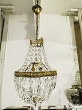 Lustre montgolfière pampilles d'occasion  Vienne