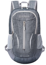 Mochila ZOMAKE 25L Ultra Leve Embalável, Mochila de Caminhada Dobrável, Cinza comprar usado  Enviando para Brazil